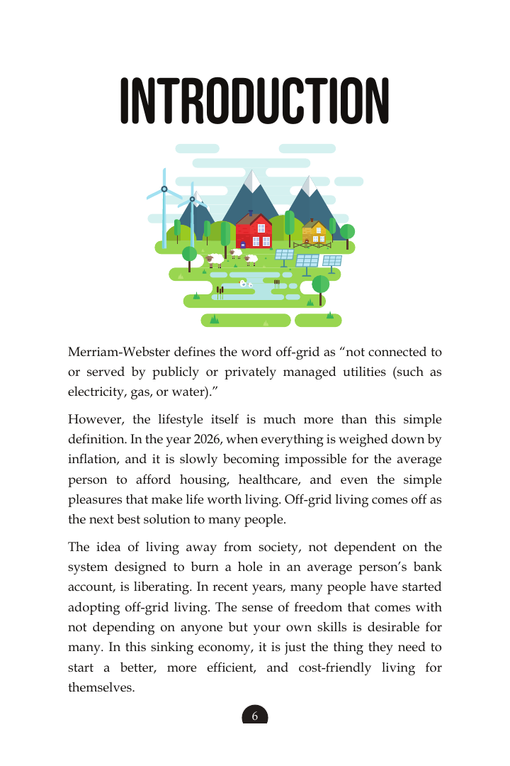 Interior page from the introduction of The Off-Grid Survival Manual